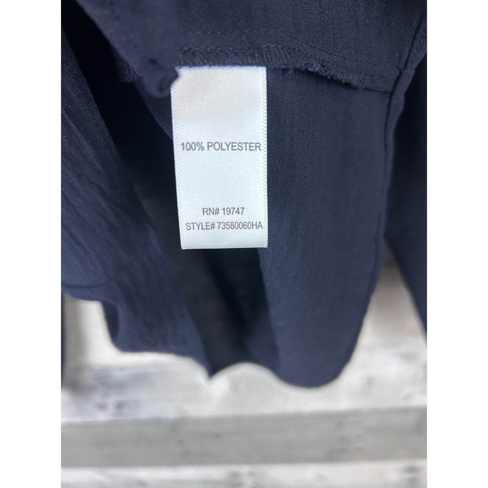 Counterparts Women's Blue Large Long Sleeve Blouse - Picture 6 of 6